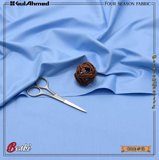 Boski Shalwar Kameez Four Season Fabric Sky Blue - G12