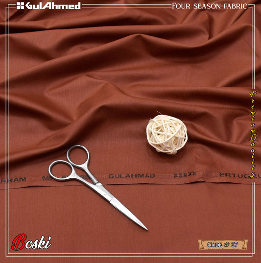 Boski Shalwar Kameez Four Season Fabric Dark Katha - G7