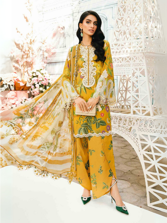 Khaddar Printed 3PC Unstitched With Khaddar Shawl- P110