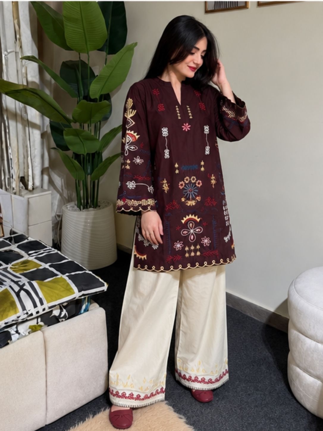 Ethnic Premium Co-ord Set | 2-Piece