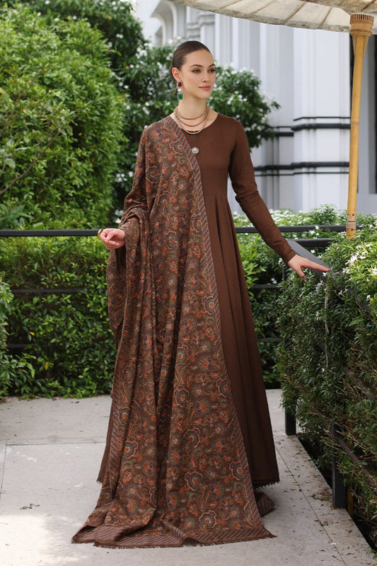 Fully Embroidered 3PC Dress With Heavy EMB Shawl - W22