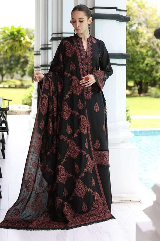 Emb 3PC Lawn Unstitched Summer Dress With Emb Chiffon Dupatta - AL-1113