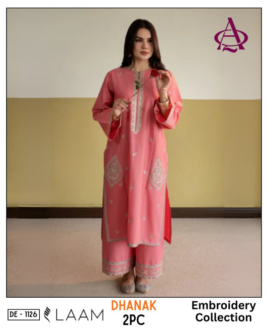2-Piece | Premium Embroidered Winter Suit – DE-1126W