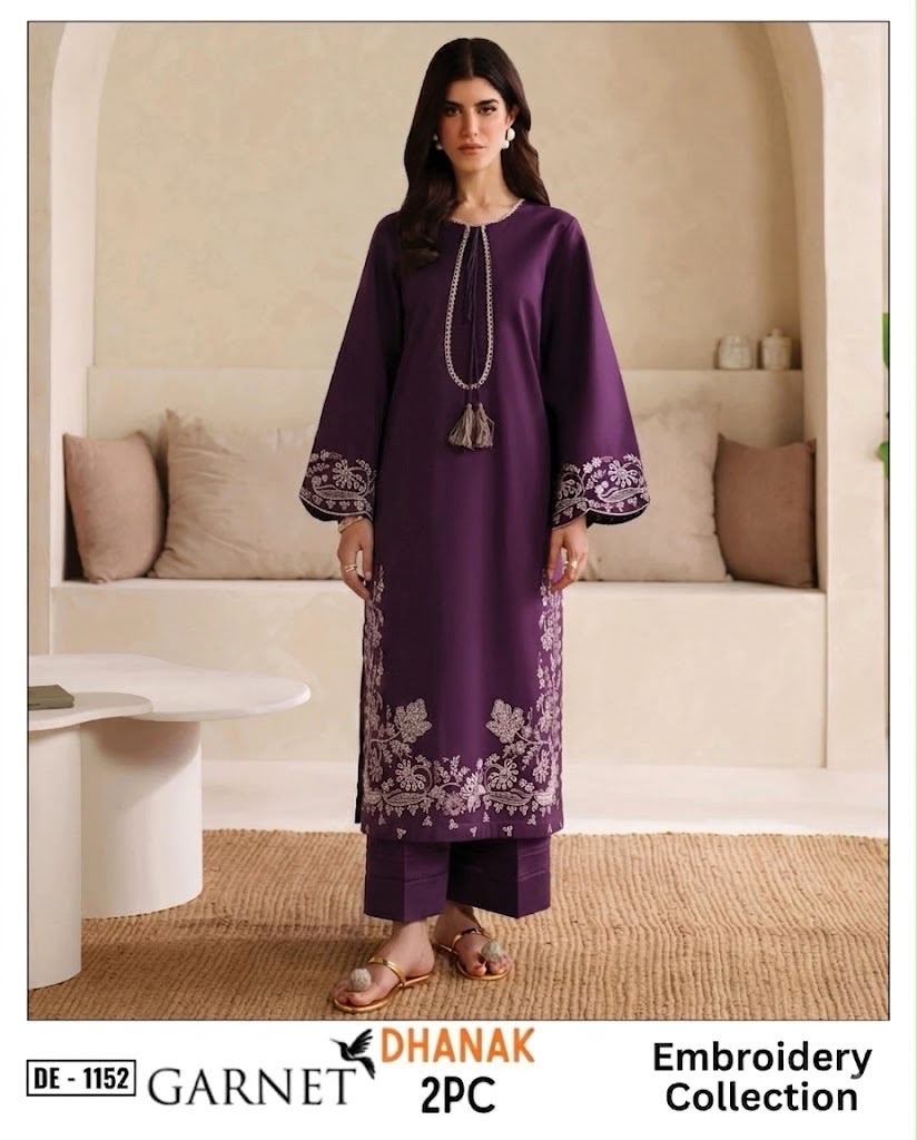 2-Piece | Premium Embroidered Winter Suit – DE-1152PR
