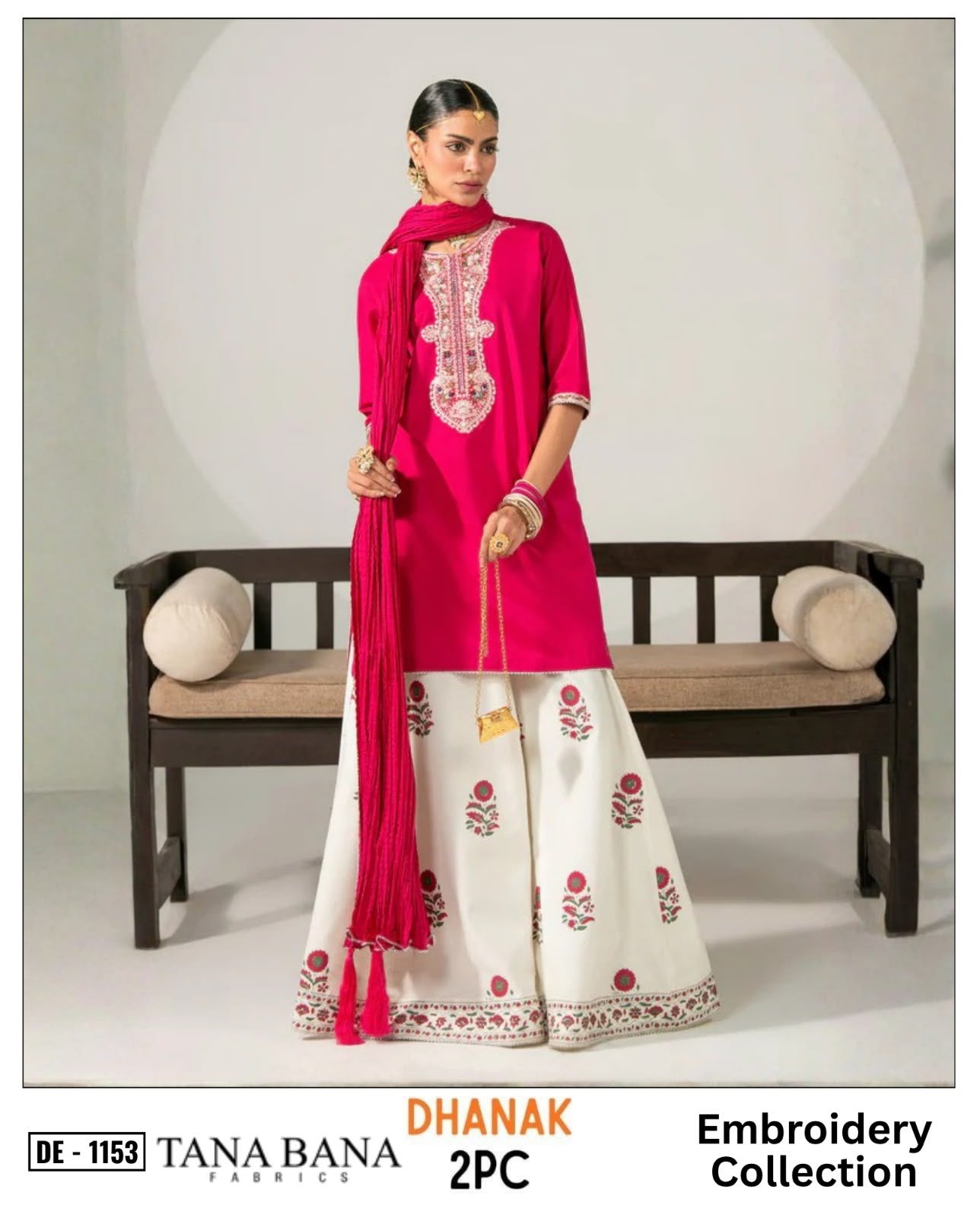 2-Piece | Premium Embroidered Winter Suit – DE-1153