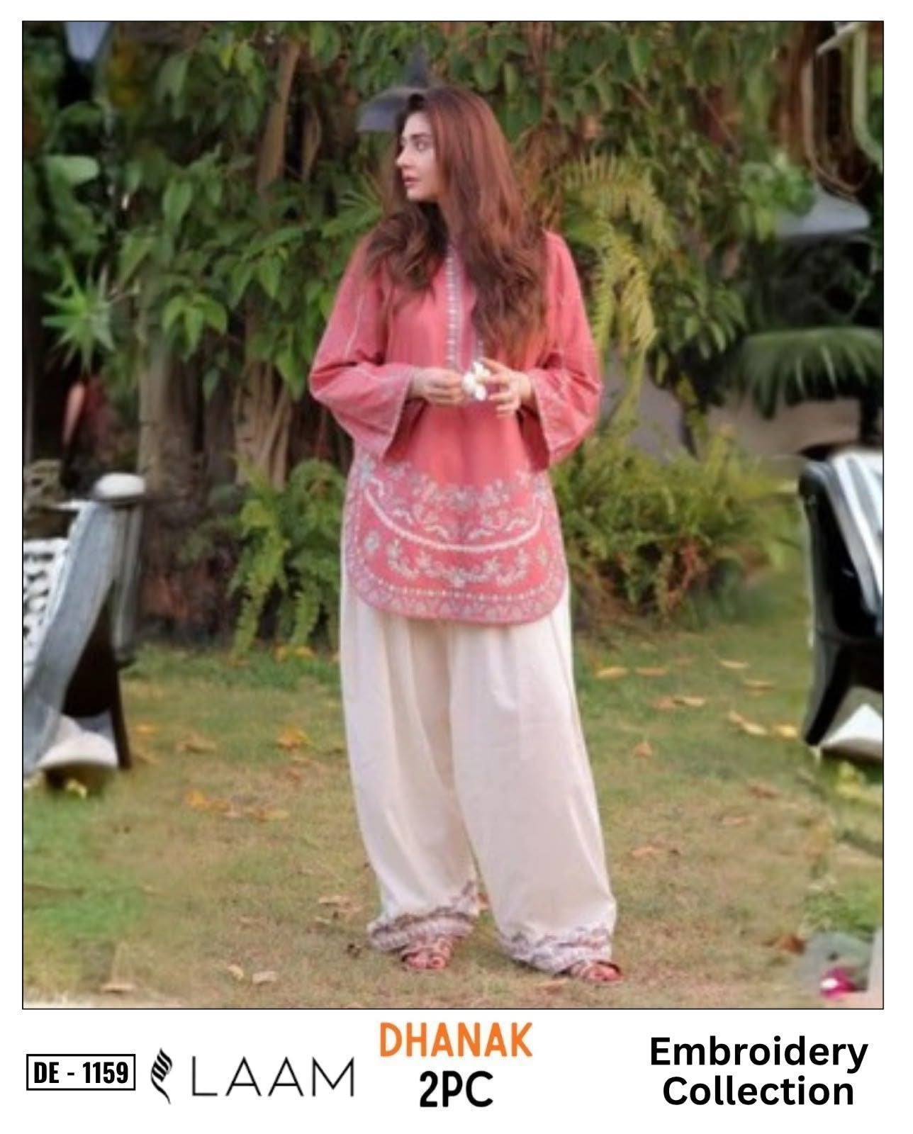 2-Piece | Premium Embroidered Winter Suit – DE-1159D