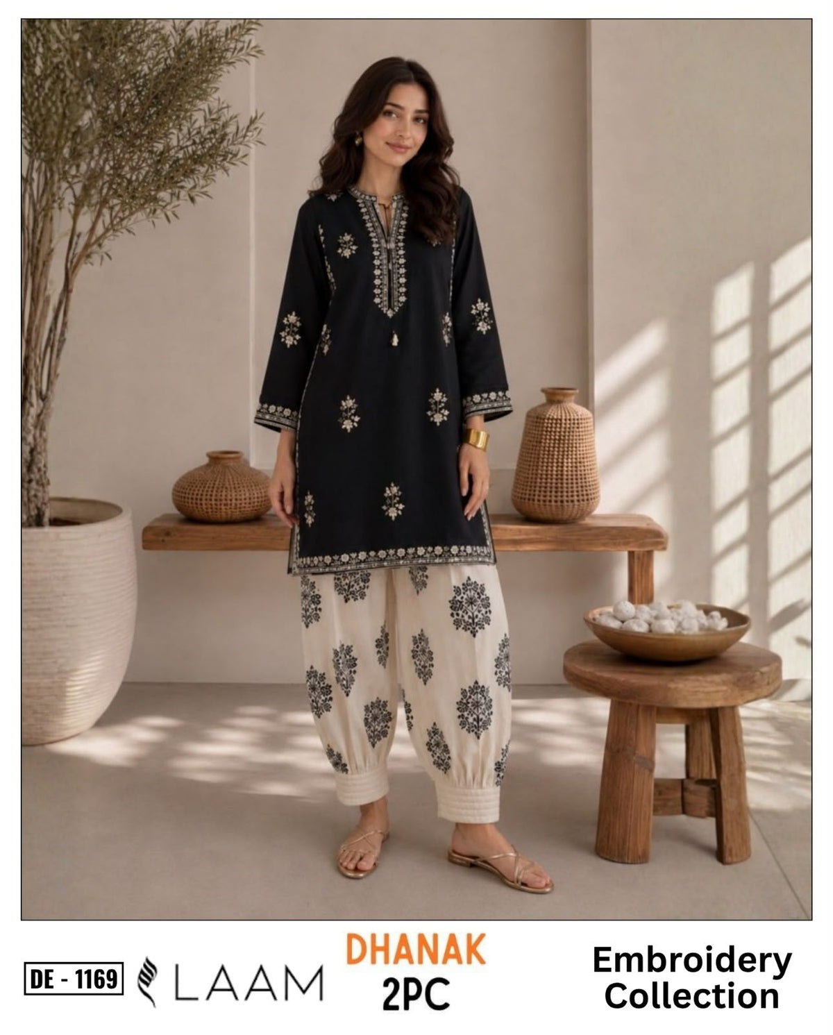 2-Piece | Premium Embroidered Winter Suit – DE-1169