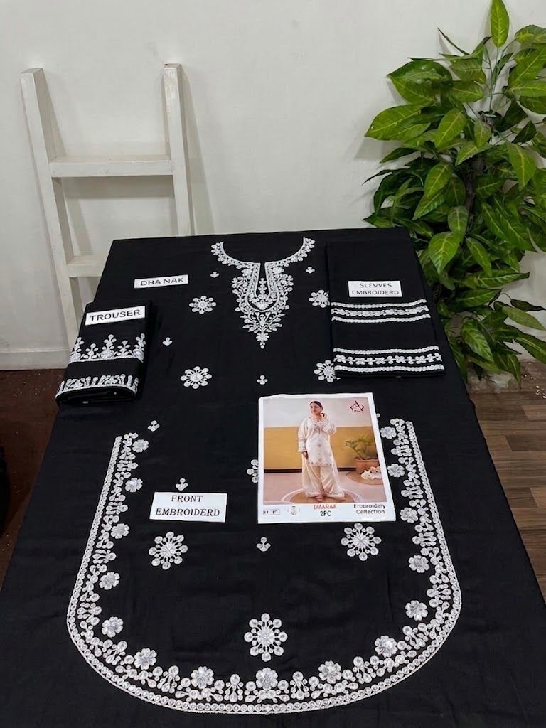 2-Piece | Premium Embroidered Winter Suit – DE-1198B