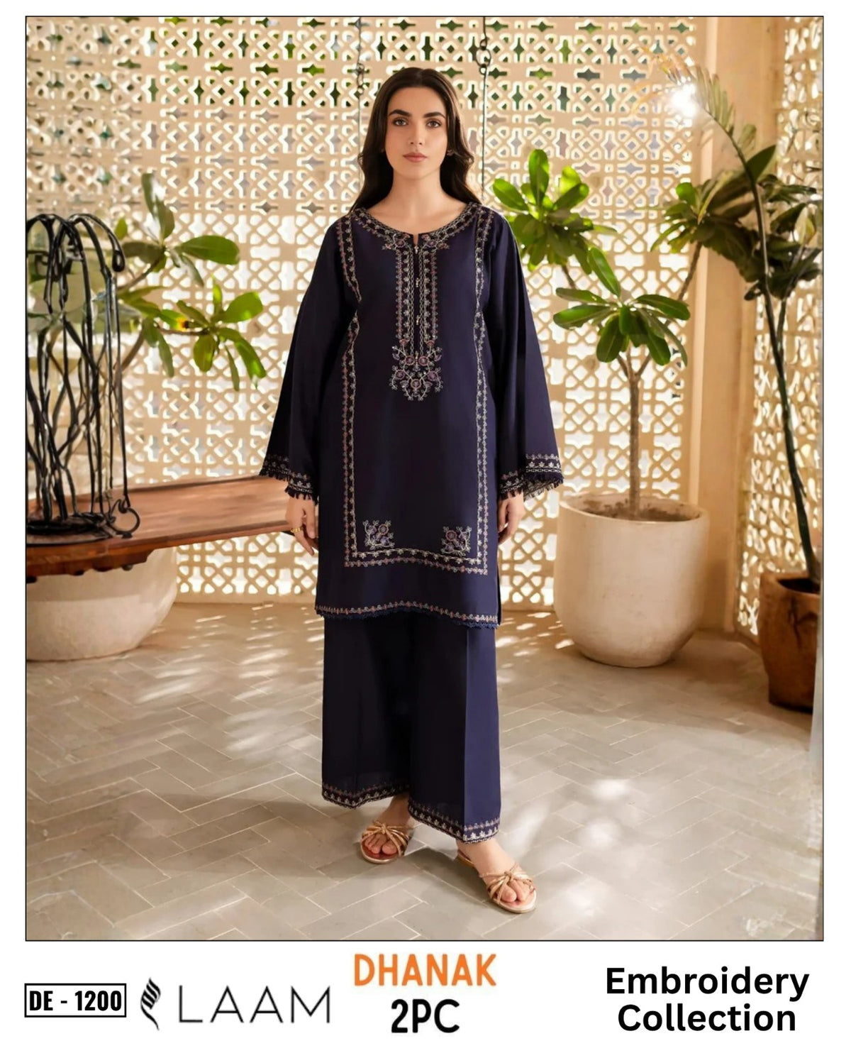 2-Piece | Premium Embroidered Winter Suit – DE-1200