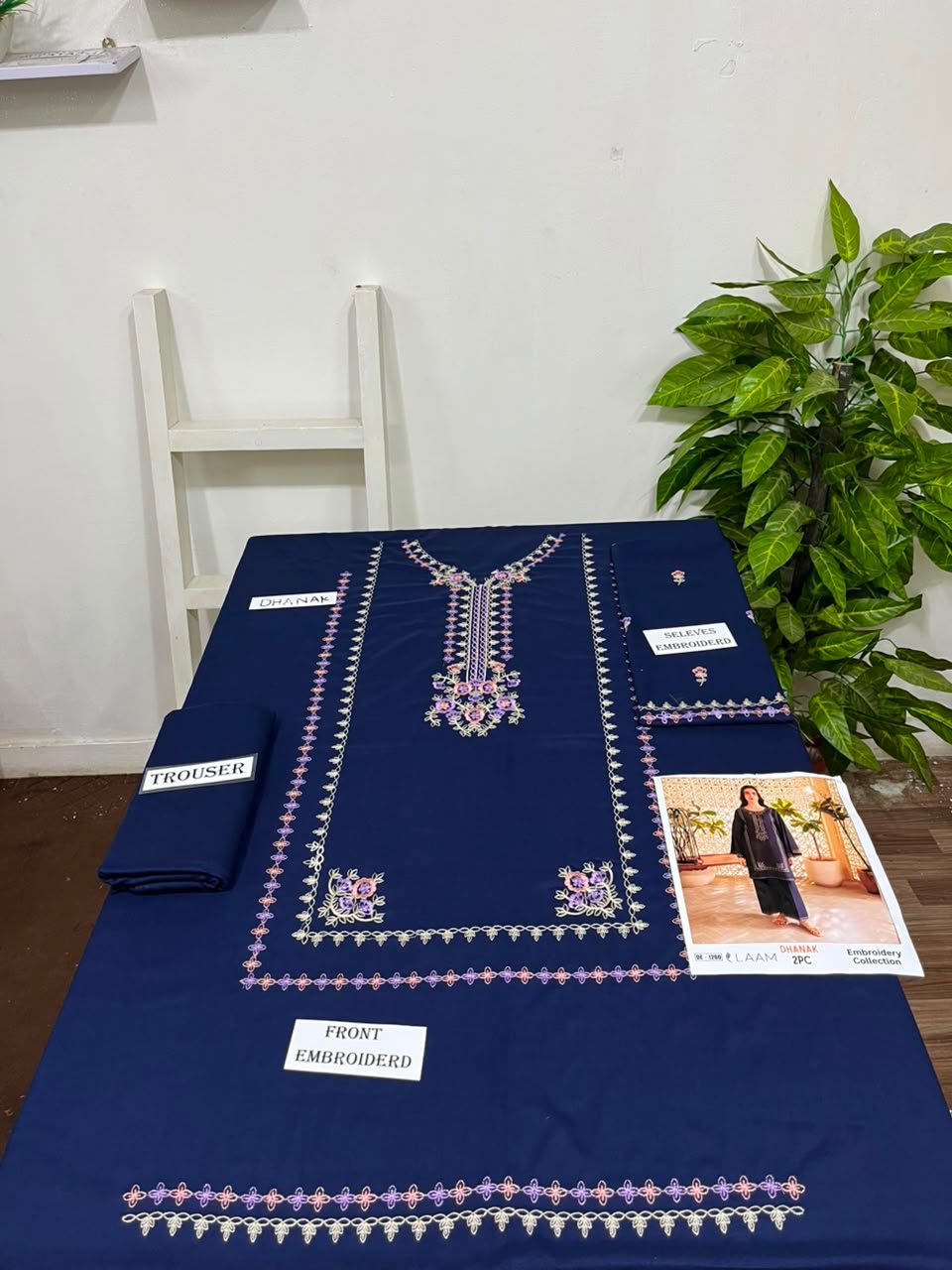 2-Piece | Premium Embroidered Winter Suit – DE-1200