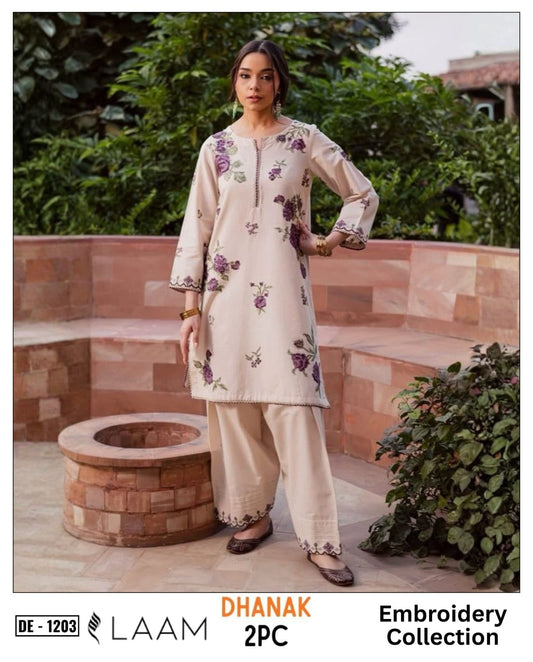 2-Piece | Premium Embroidered Winter Suit – DE-1203