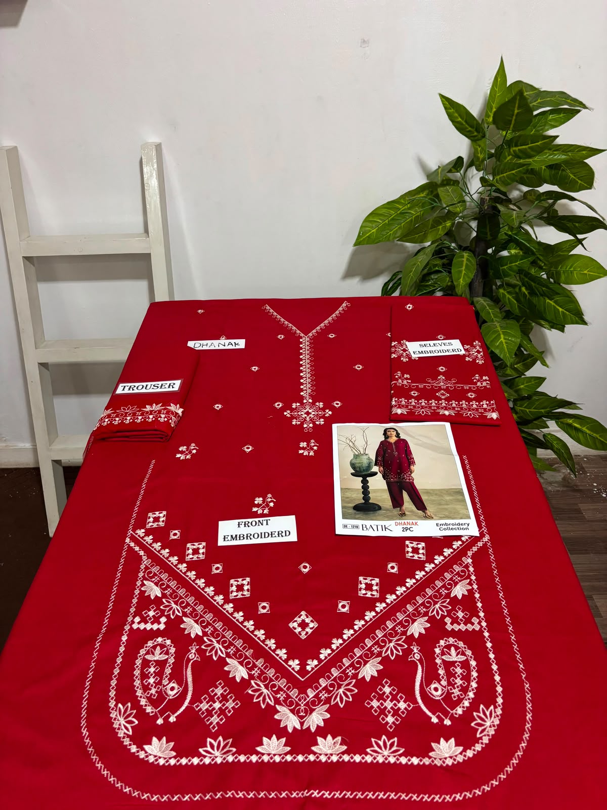 2-Piece | Premium Embroidered Winter Suit – DE-1210