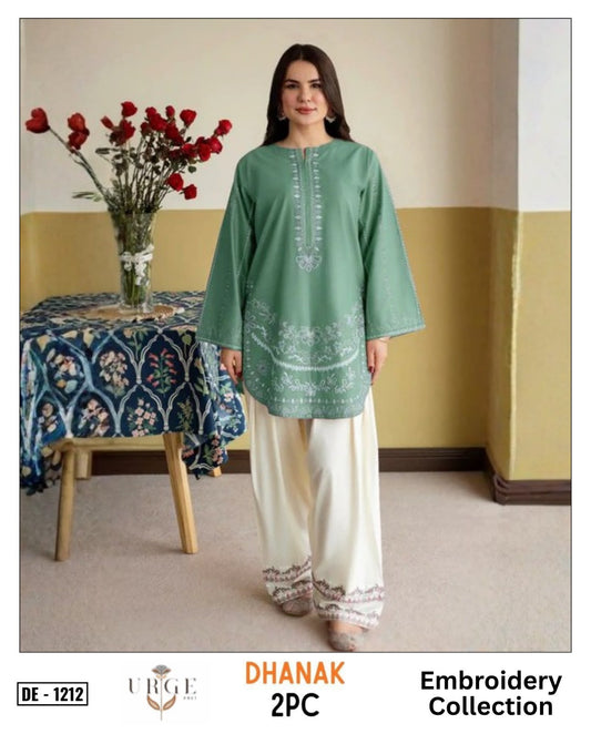 2-Piece | Premium Embroidered Winter Suit – DE-1212