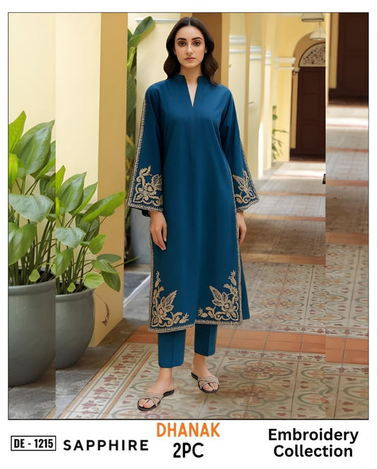 2-Piece | Premium Embroidered Winter Suit – DE-1215TB