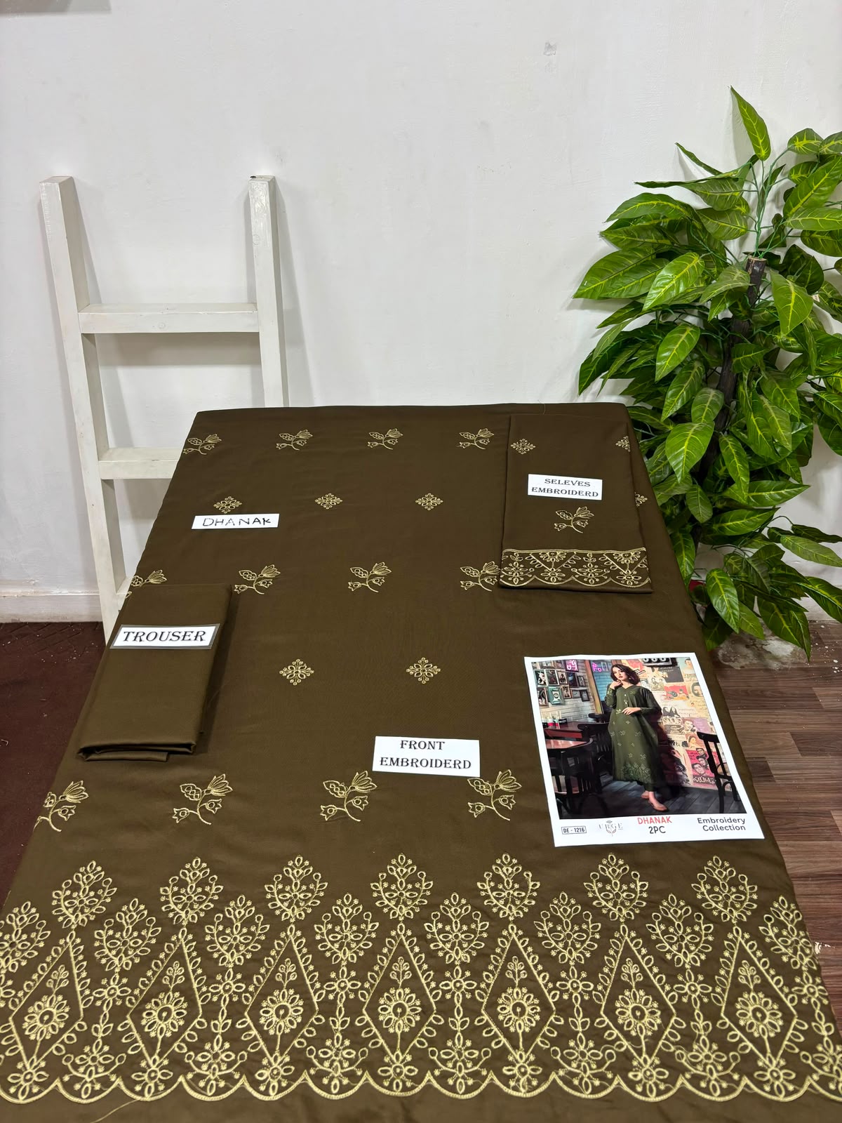 2-Piece | Premium Embroidered Winter Suit – DE-1216