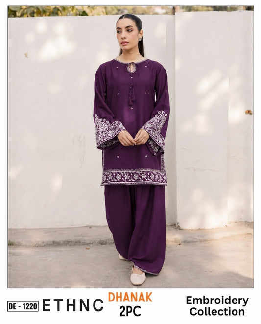 2-Piece | Premium Embroidered Winter Suit – DE-1220P