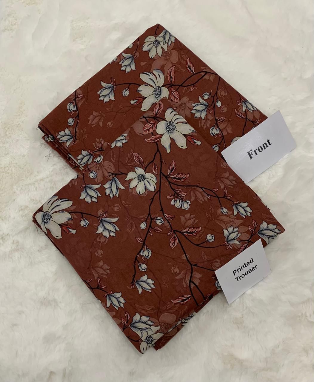 Allover 2Pc Lawn Digital Printed Unstitched Dress  - E17