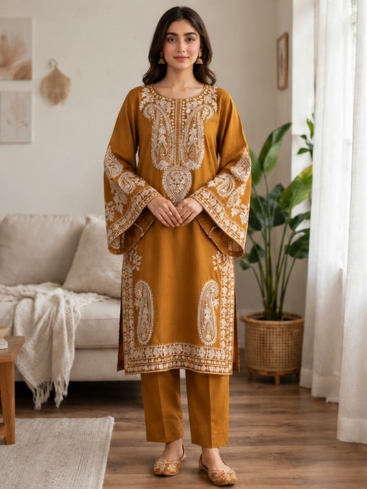 Emb Premium Co-ord Set | 2-Piece