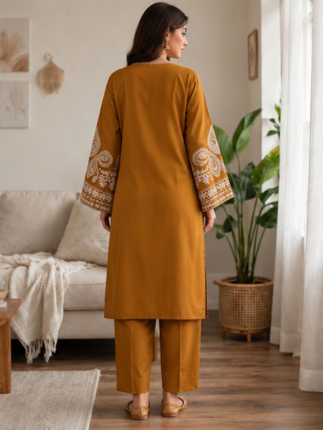 Emb Premium Co-ord Set | 2-Piece