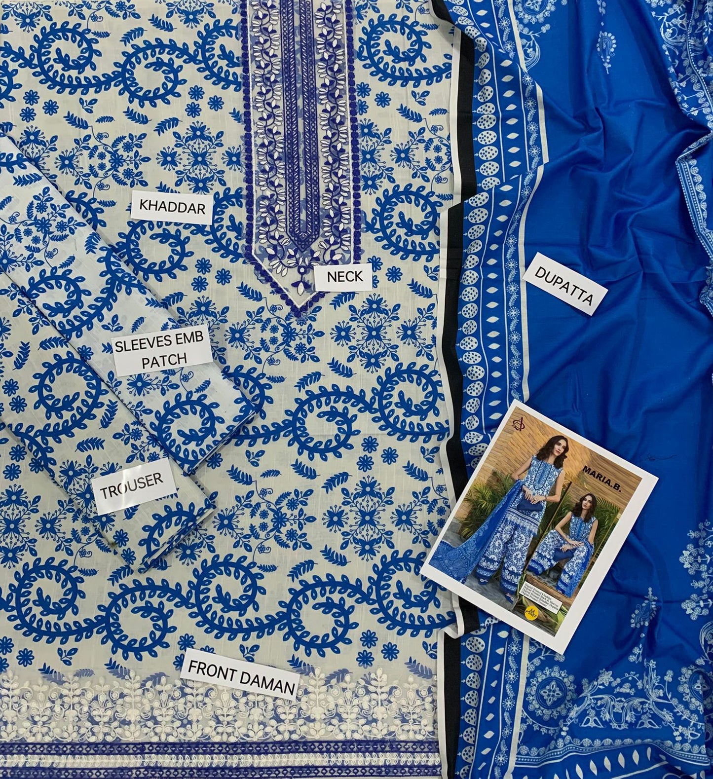 Khaddar Printed 3PC Unstitched With Khaddar Shawl- P112