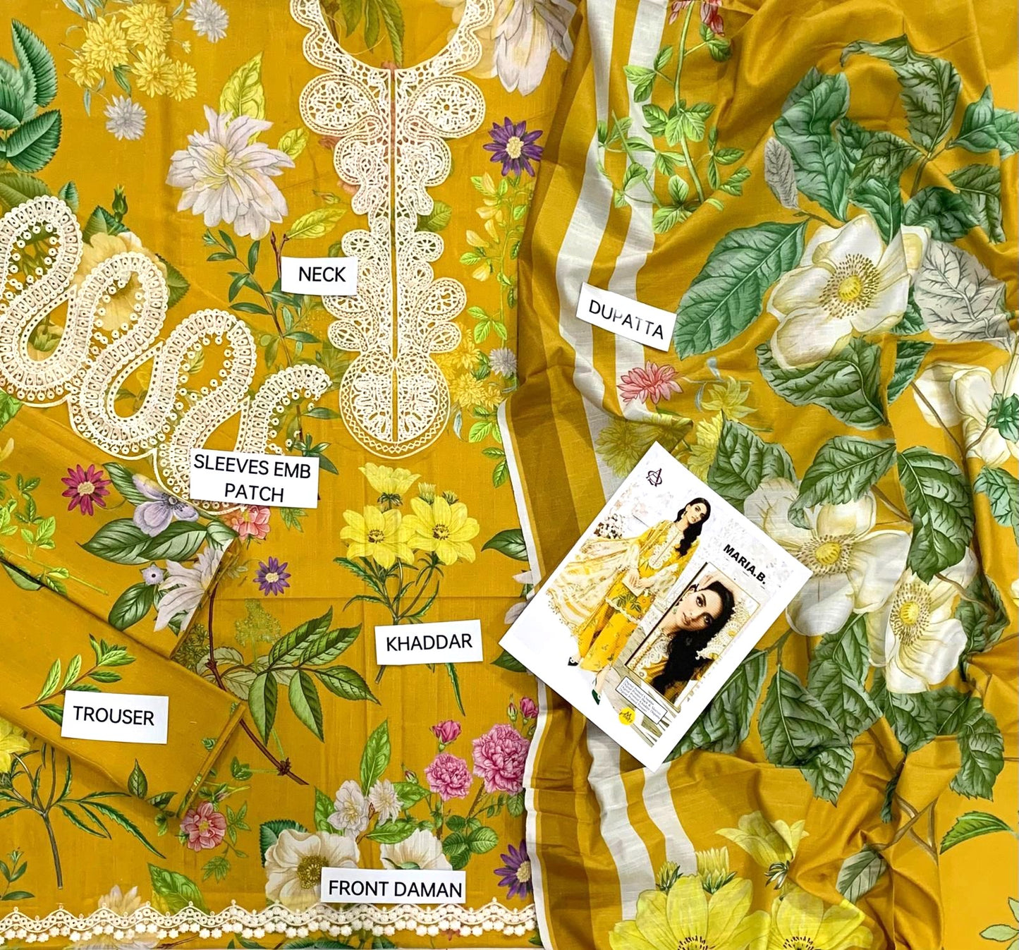 Khaddar Printed 3PC Unstitched With Khaddar Shawl- P110